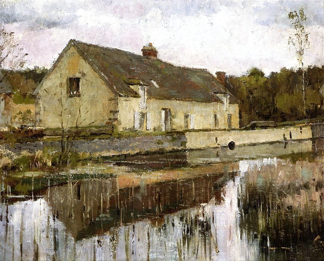 Theodore Robinson On the Canal
